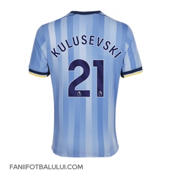 Tottenham Hotspur Dejan Kulusevski #21 Tricou Fotbal Replică 2024-25 Barbati Deplasare